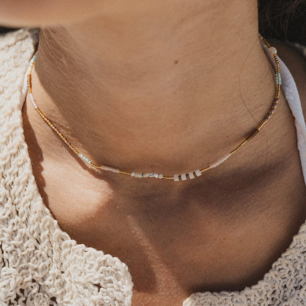 Pineapple Island Alam Endless Summer Beaded Necklace