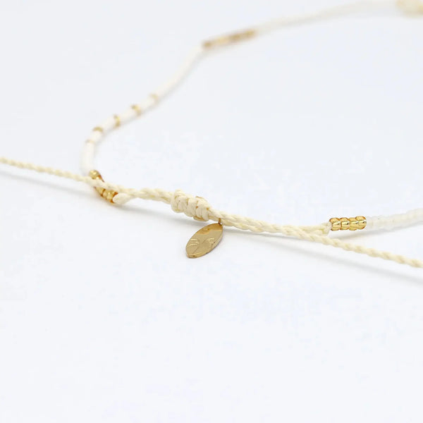 Pineapple Island Pasir Mother of Pearl Beaded Necklace
