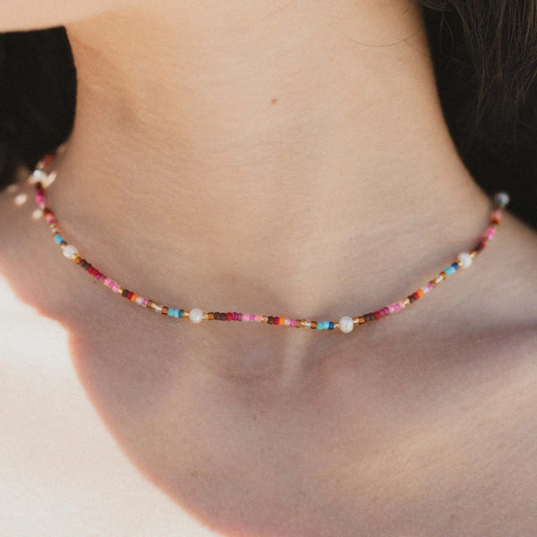 Pineapple Island Merah Dainty Endless Summer Necklace