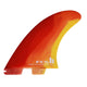 FCS II Mark Richards PC Twin Surfboard Fins - Sunset Swirl