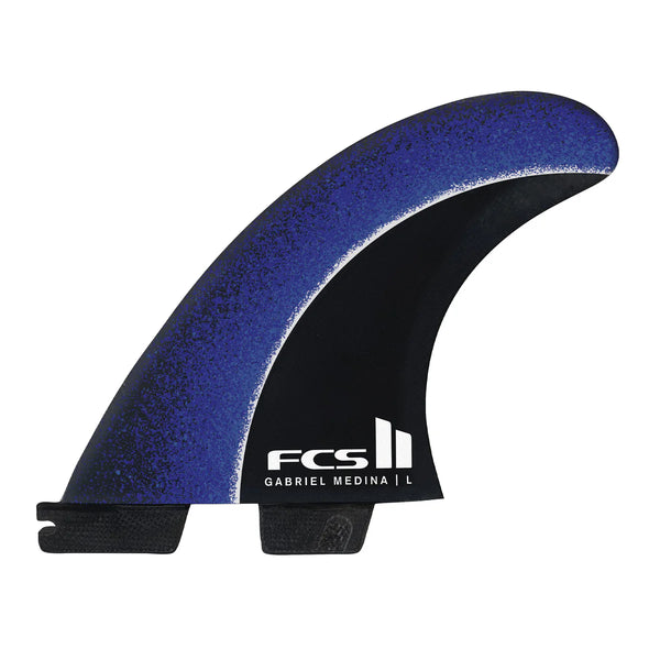 FCS II Gabriel Medina PC Aircore Surfboard Fin - Large - Blue