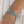 Pineapple Island Melayang Wave Breaded Bracelet - Blue & White
