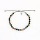 Pineapple Island Kekuatan Indian Agate Gemstone Bracelet