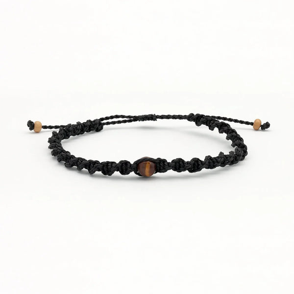 Pineapple island Memutar Cord & Gemstone Bracelet