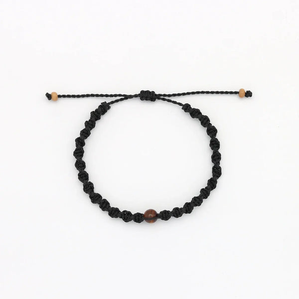 Pineapple island Memutar Cord & Gemstone Bracelet