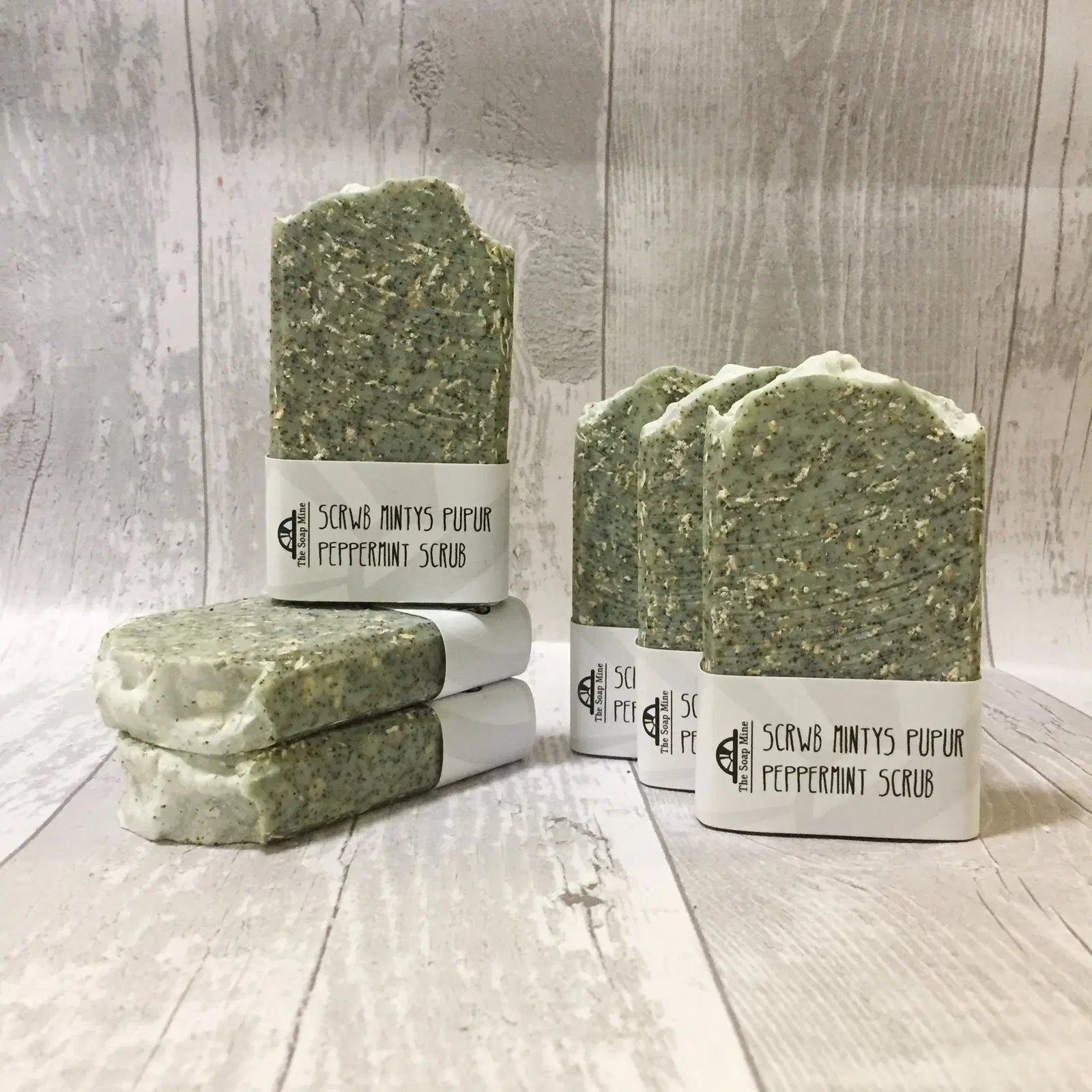 The Soap Mine - Peppermint Scrub Handmade Soap