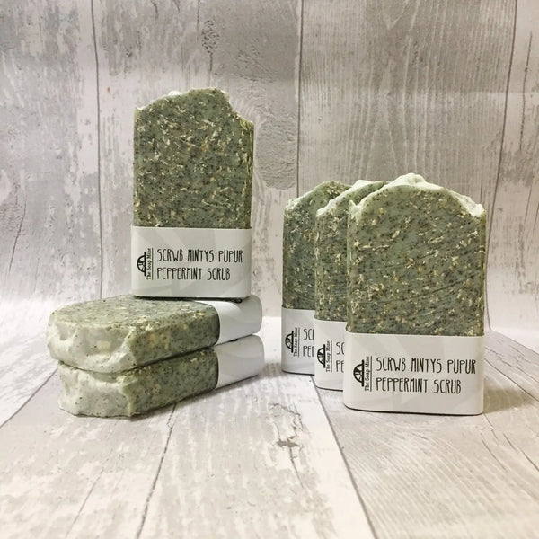The Soap Mine - Peppermint Scrub Handmade Soap