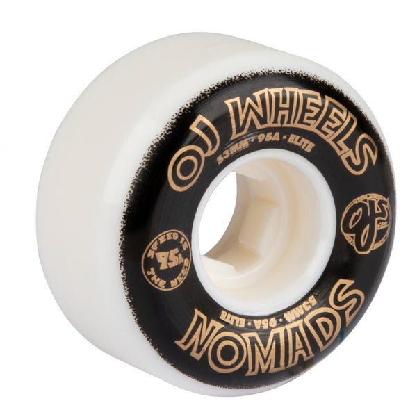 OJ Elite Wheels Nomads 95a White 53 MM