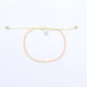 Pineapple Island Mutiara Dainty Beaded Bracelet - Peach