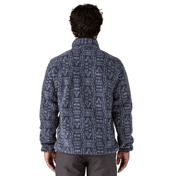 Patagonia Men's Lightweight Synchilla Snap-T Fleece Pullover - Flow: Sunken Blue