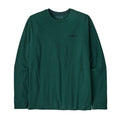 Men's Patagonia Long-Sleeved P-6 Logo Responsibili-Tee - Cascade Green