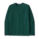 Men's Patagonia Long-Sleeved P-6 Logo Responsibili-Tee - Cascade Green