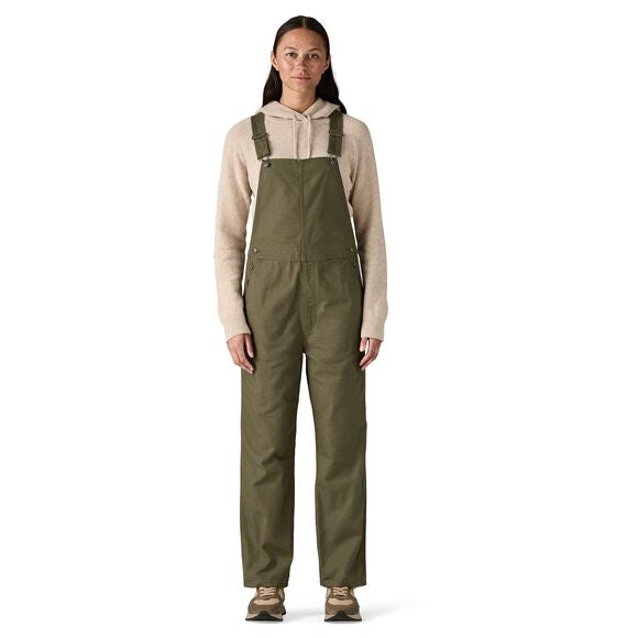 Patagonia Women's Point Reyes Canvas Overalls - Basin Green