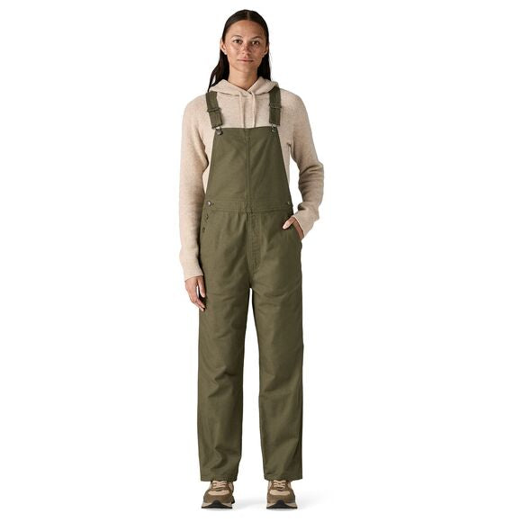 Patagonia Women's Point Reyes Canvas Overalls - Basin Green