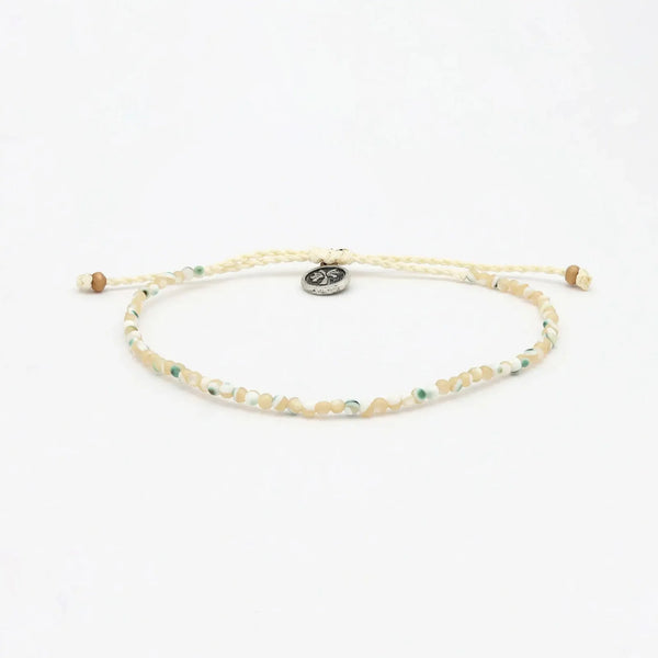Pineappple Island Kualoa Troca Shell Beaded Bracelet