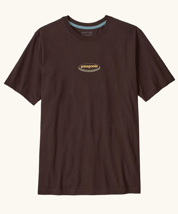 Patagonia Men's '95 Oval Logo T-Shirt - Den Brown