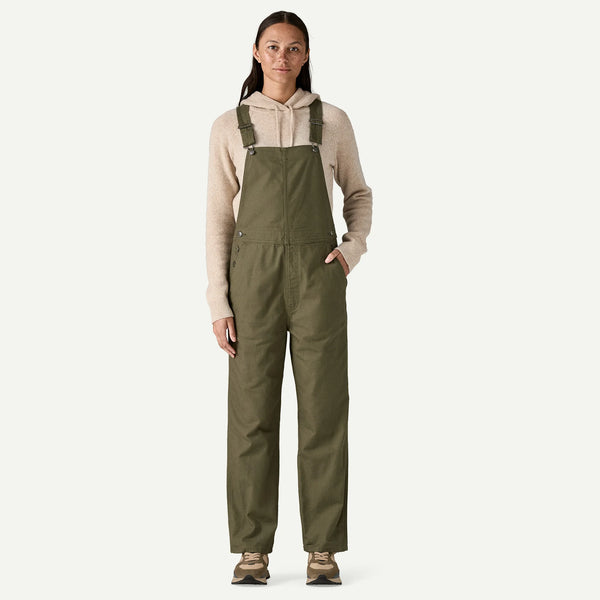 Patagonia Women's Point Reyes Canvas Overalls - Sunken Blue