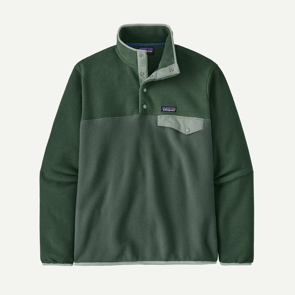 Patagonia Men's Lightweight Synchilla Snap-T Fleece Pullover - Canopy Green