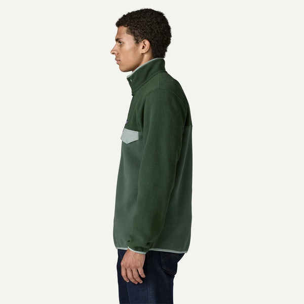 Patagonia Men's Lightweight Synchilla Snap-T Fleece Pullover - Canopy Green