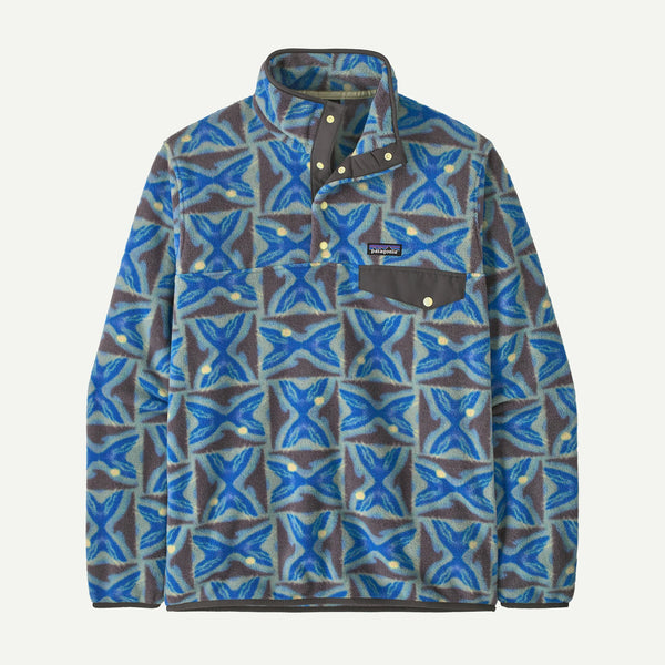 Patagonia Men's Lightweight Synchilla Snap-T Fleece Pullover - Deep Freeze: Forge Grey