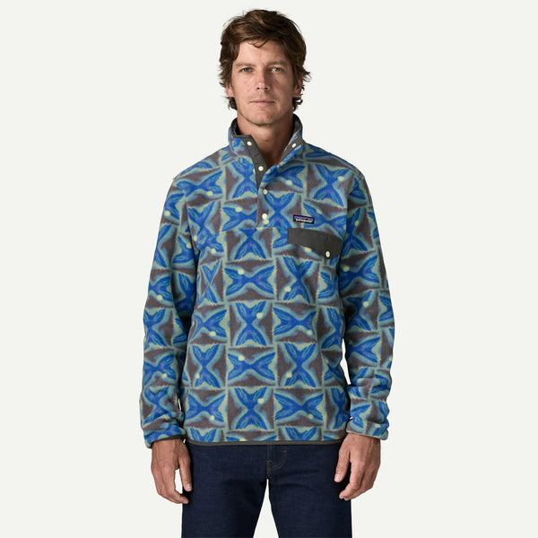 Patagonia Men's Lightweight Synchilla Snap-T Fleece Pullover - Deep Freeze: Forge Grey