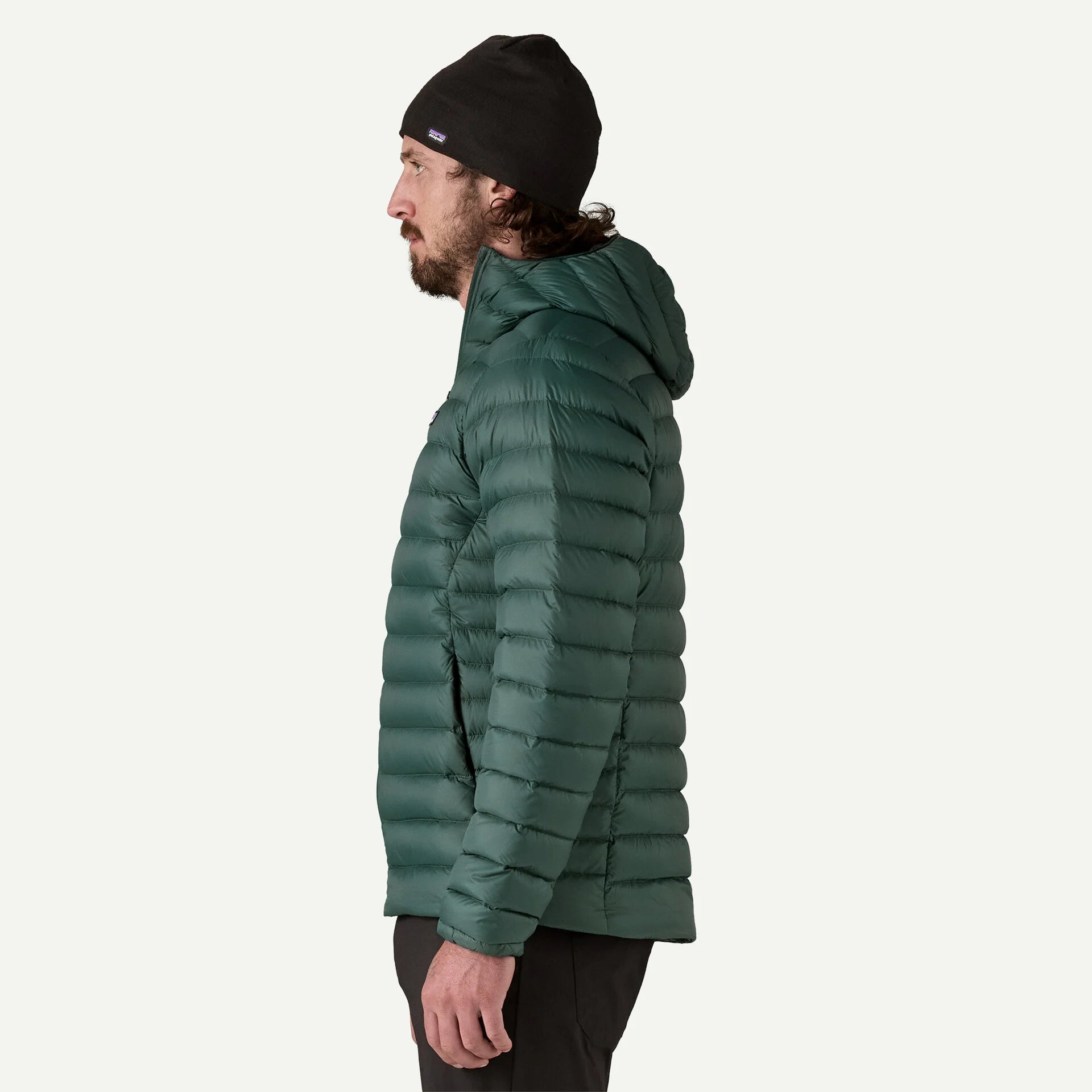 Patagonia Men's Down Sweater Hoody Jacket - Cascade Green