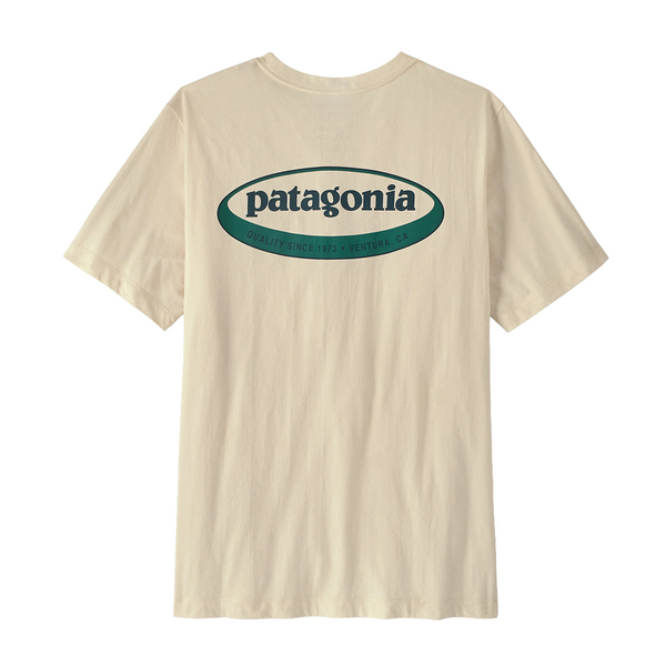 Patagonia Men's '95 Oval Logo T-Shirt - Undyed Natural