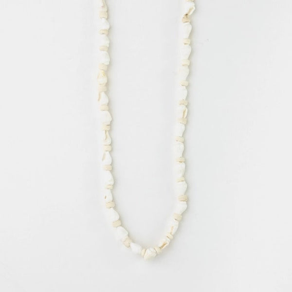 Pineapple Island Tulipa White Beaded Necklace