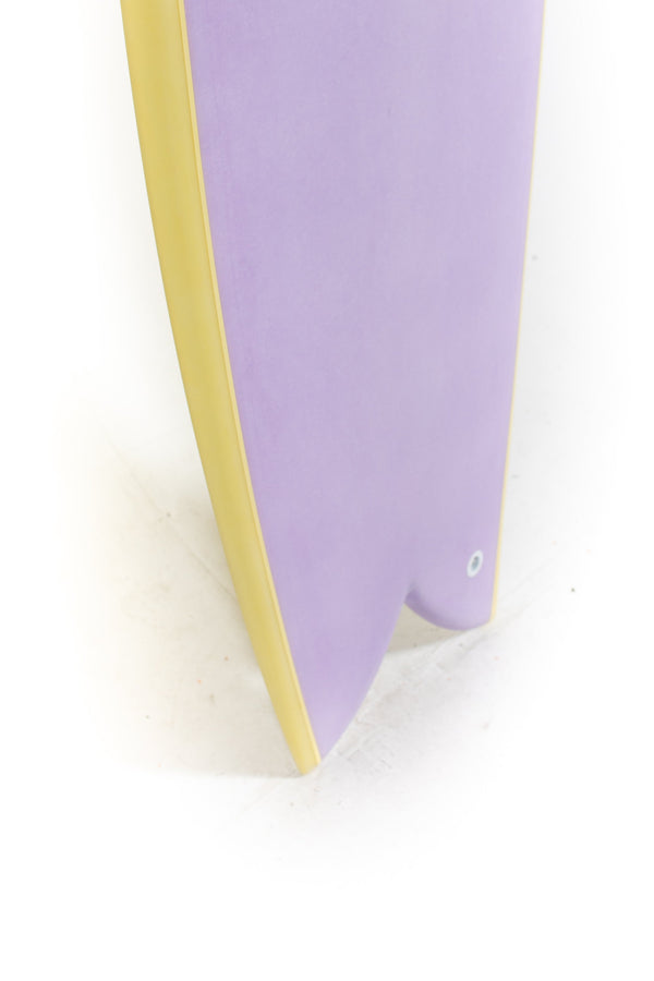 Indio Surfboard - DAB Cream Lilac- 5'11" x 21 1/4 x 2 5/8 - 39.90L