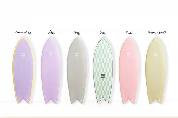 Indio Surfboard - DAB Green Cement - 5’7" x 21 x 2 1/2 x 35.80L
