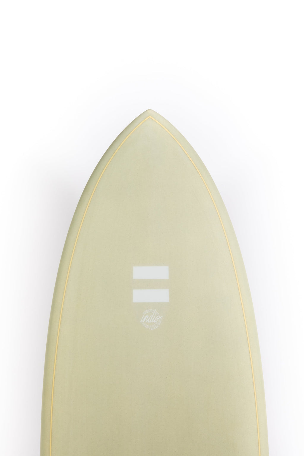 Indio Surfboard - DAB Green Cement- 5’11” x 21 1/4 x 2 5/8 x 39.90L