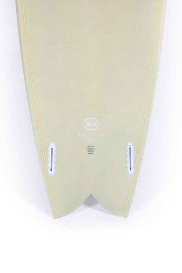 Indio Surfboard - DAB Green Cement- 5’11” x 21 1/4 x 2 5/8 x 39.90L