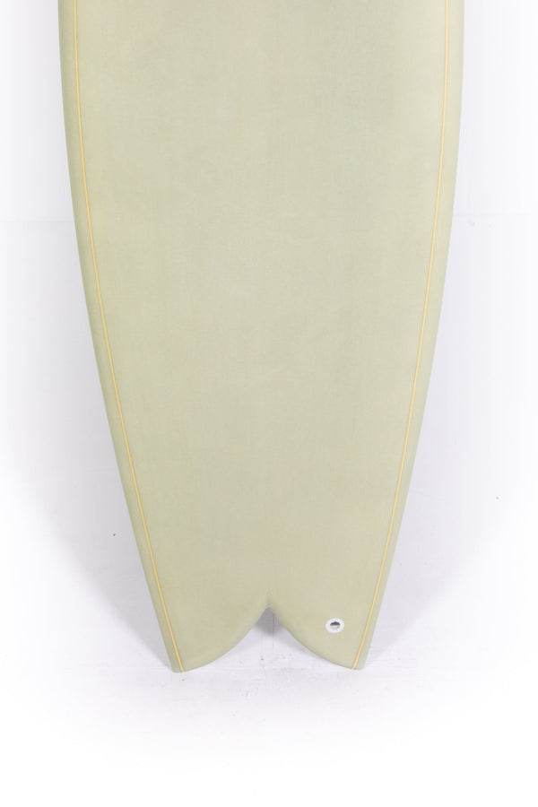 Indio Surfboard - DAB Green Cement - 5’7" x 21 x 2 1/2 x 35.80L