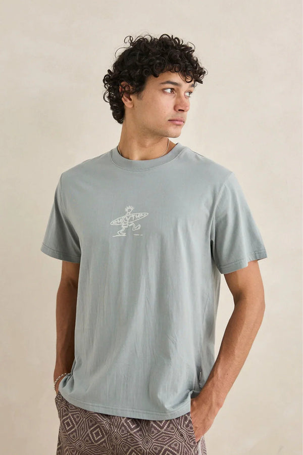 Rhythm Men's Drifter SS T-Shirt - Seafoam