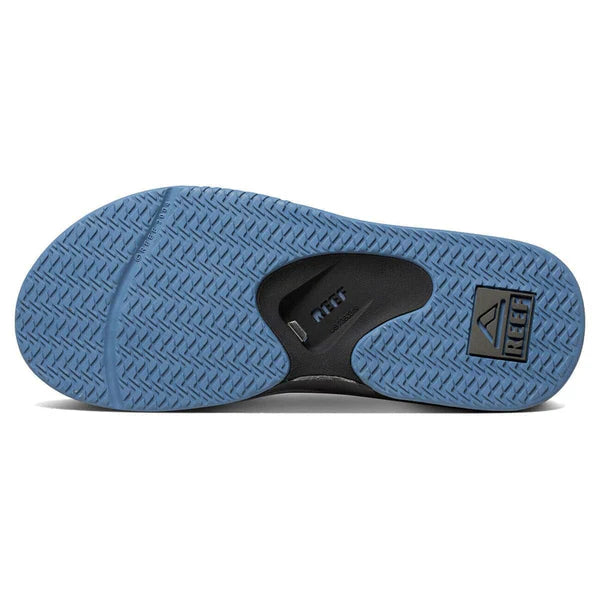 Reef Fanning Flip Flops - Grey/Light Blue