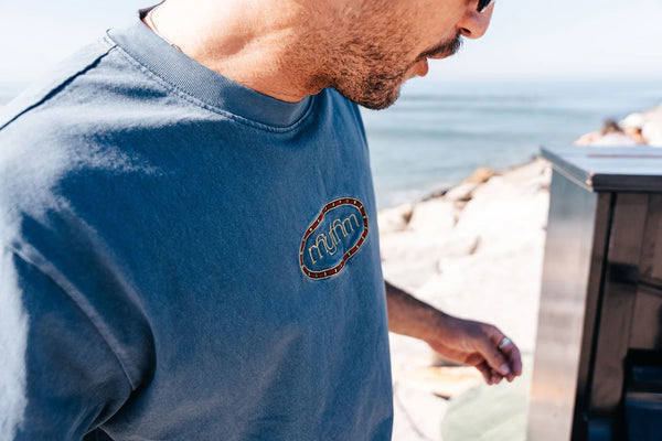 Rhythm Botanica Vintage SS T-Shirt Vintage Navy