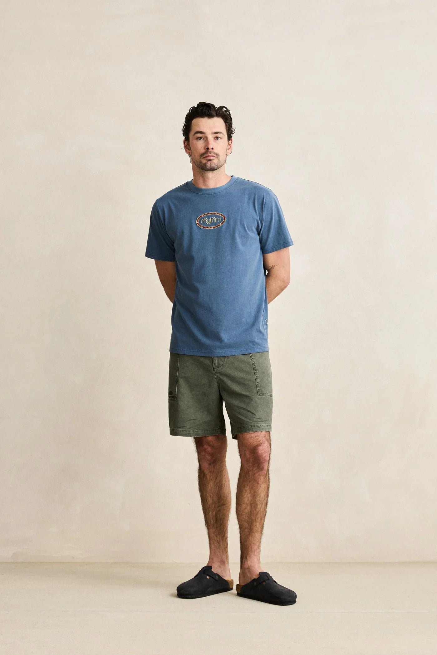 Rhythm Botanica Vintage SS T-Shirt Vintage Navy