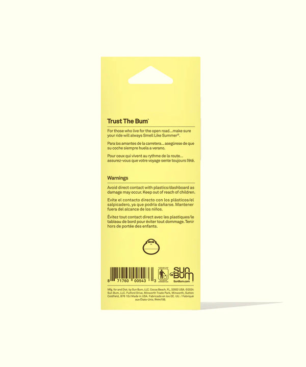 Sun Bum Original Scent Sonny Air Freshener