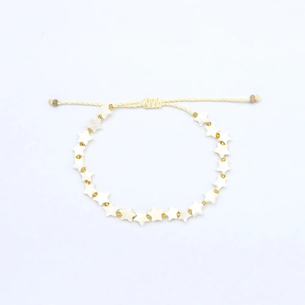 Pineapple Island Surgawi Mother of Pearl Star Bracelet