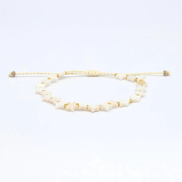 Pineapple Island Surgawi Mother of Pearl Star Bracelet