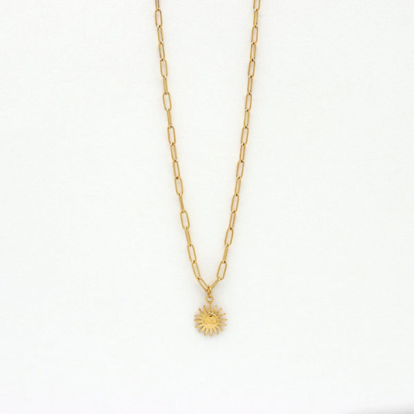 Pineapple Island Sun Charm Necklace