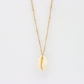 Pineapple Island Cowrie Shell Chain Necklace