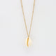 Pineapple Island Cowrie Shell Chain Necklace