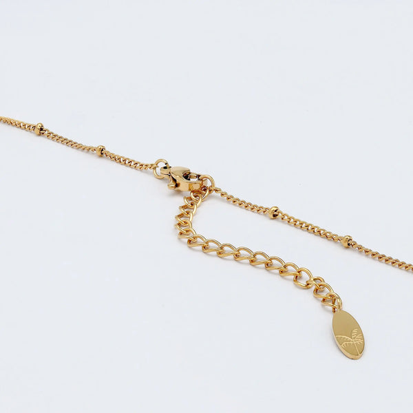 Pineapple Island Cowrie Shell Chain Necklace