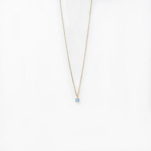 Pineapple Island Permata Opal Gemstone Waterproof Necklace