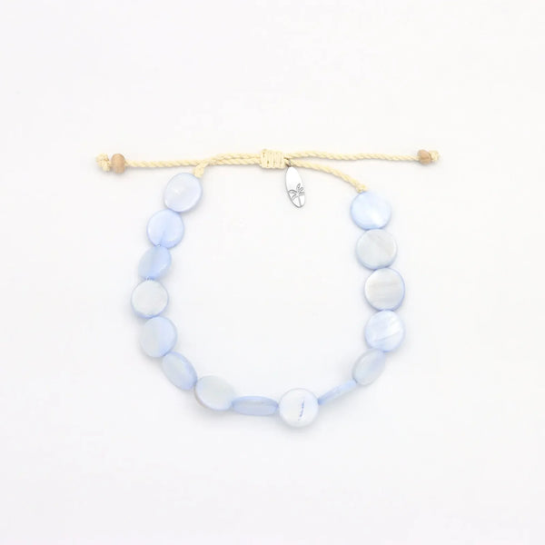 Pineapple Island Nereids Calm Ocean Blue Bracelet Set - Blue
