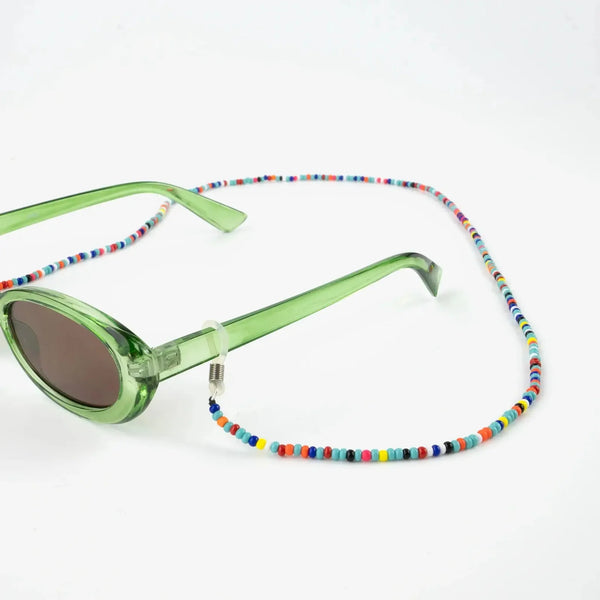 Pineapple Island Rainbow Beaded Sunglass Chain - Multi