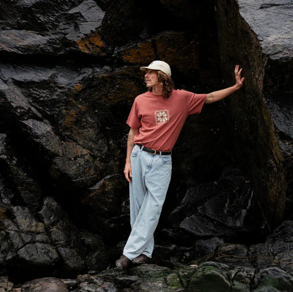 Rhythm Men's Grange Vintage T-Shirt - Vintage Clay