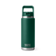 YETI RAMBLER 26 OZ ( 769ml)  STRAW BOTTLE - BLACK FOREST GREEN