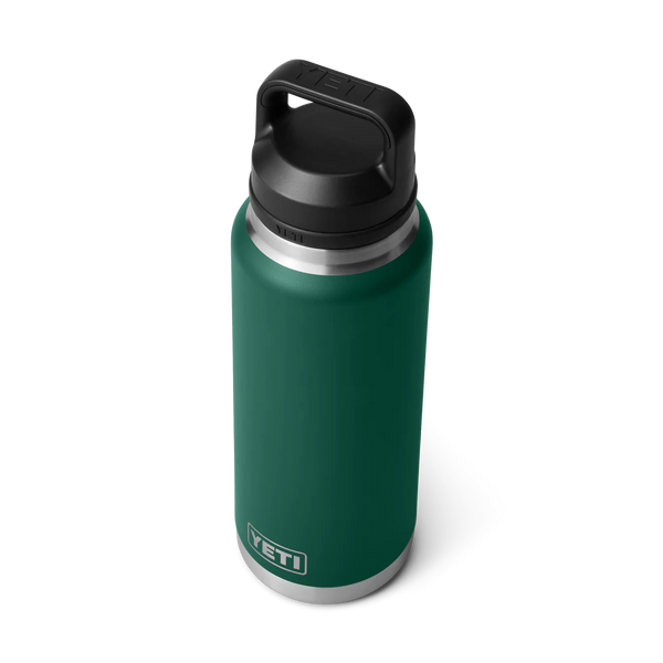 YETI RAMBLER 36 OZ BOTTLE WITH CHUG CAP - Black Forest Green